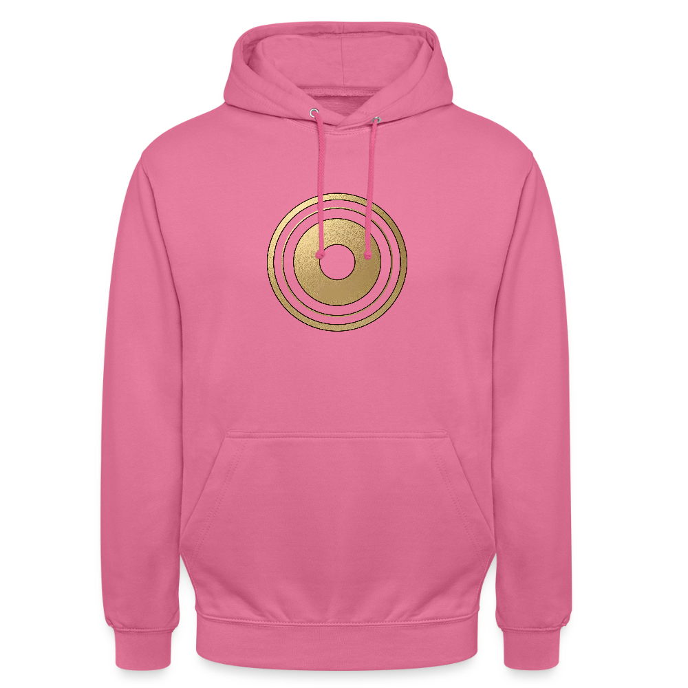 Organic Relaxed Hoodie "Erinnere Dich"Made in EU "ORI A DÉA" - Pink