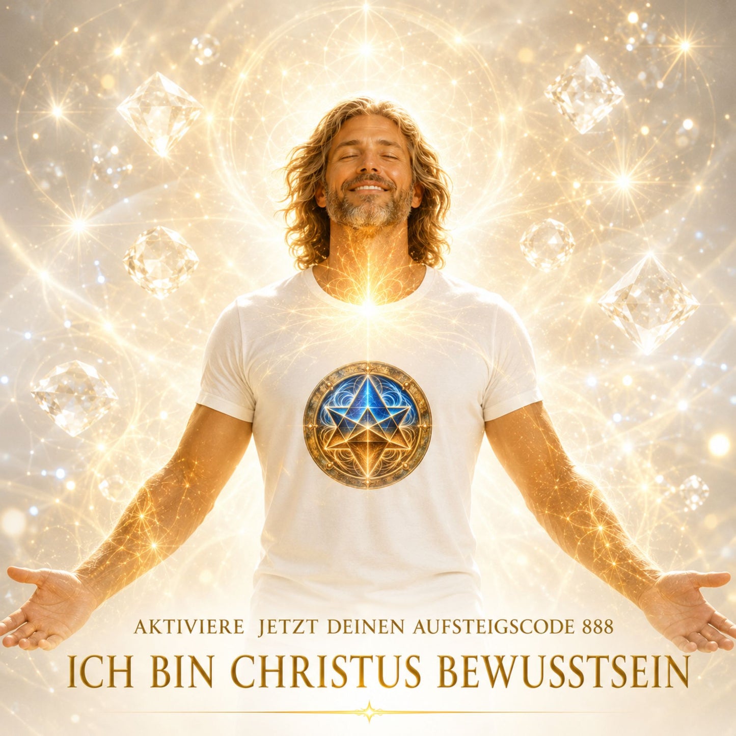 Unisex Bio-T-Shirt MER KA BA AUFSTIEGSCODE 888