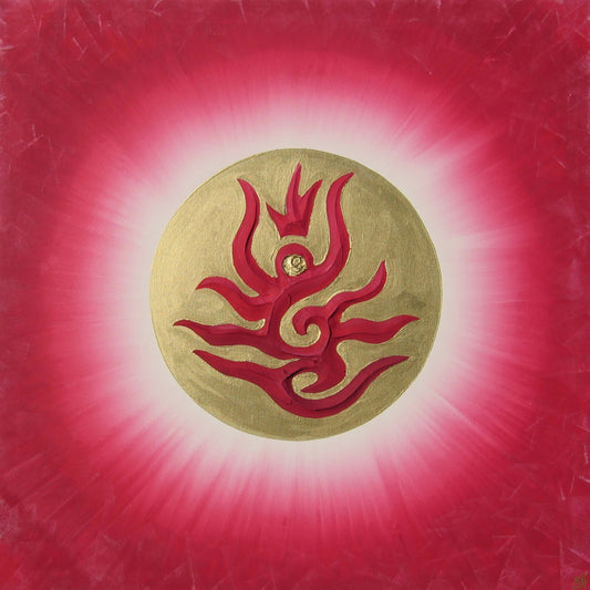 Original Shiva Dancing Format 70 x 70 cm