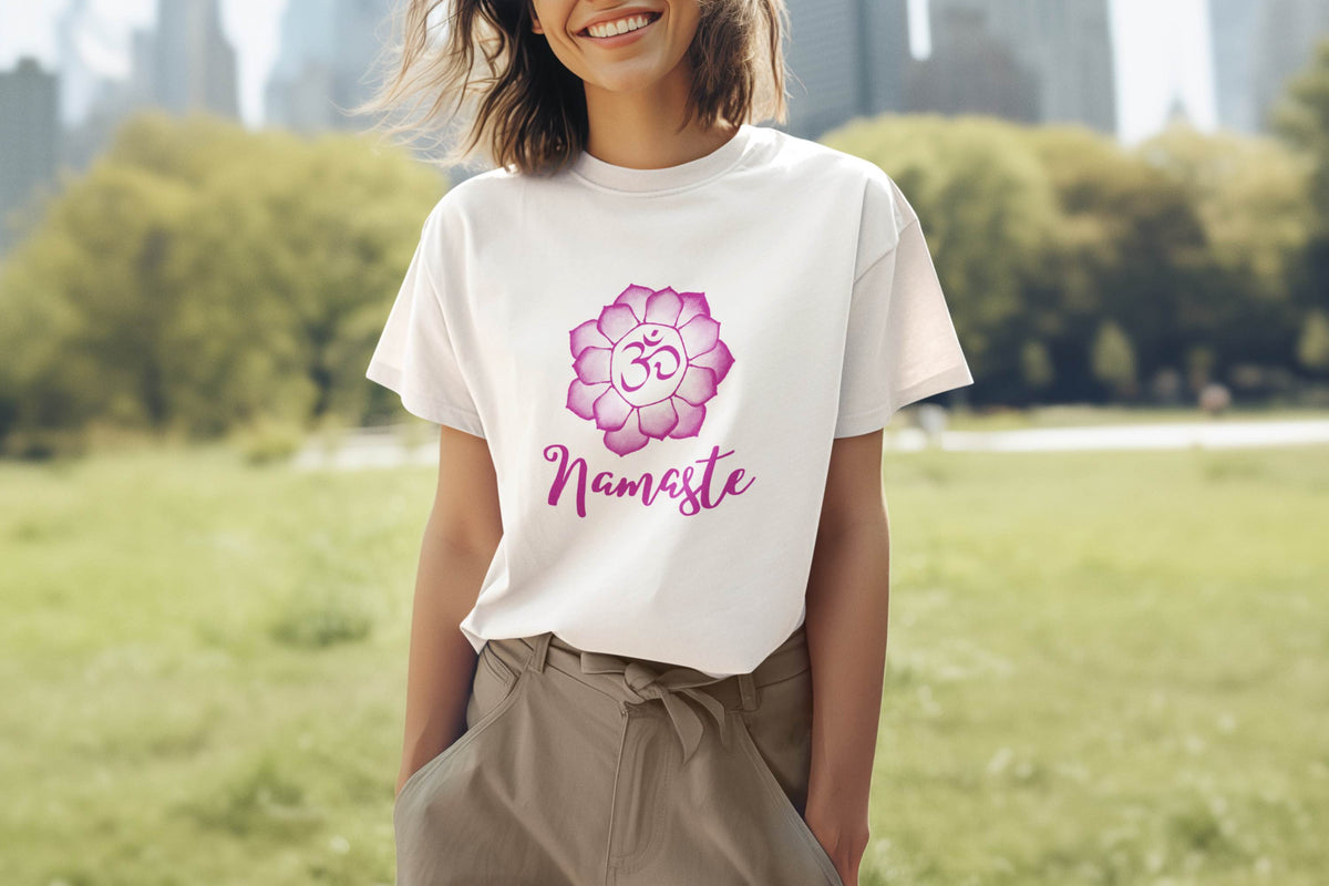 Premium Organic Shirt  unisex Namaste OM