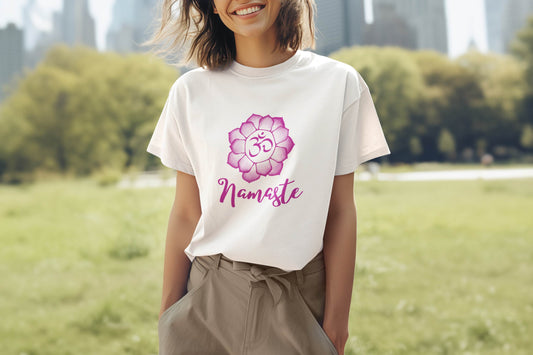 Premium Organic Shirt  unisex Namaste OM