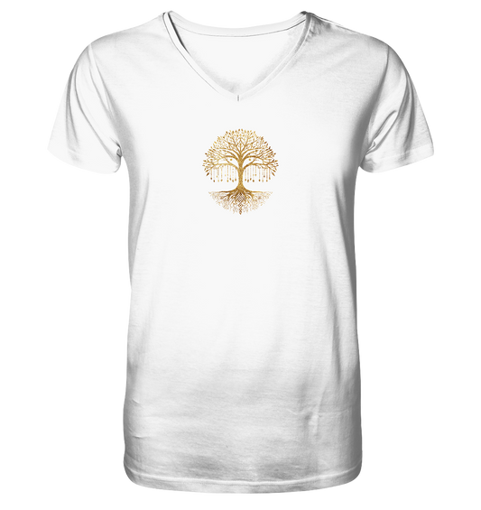 Weltenbaum - Mens Organic V-Neck Shirt