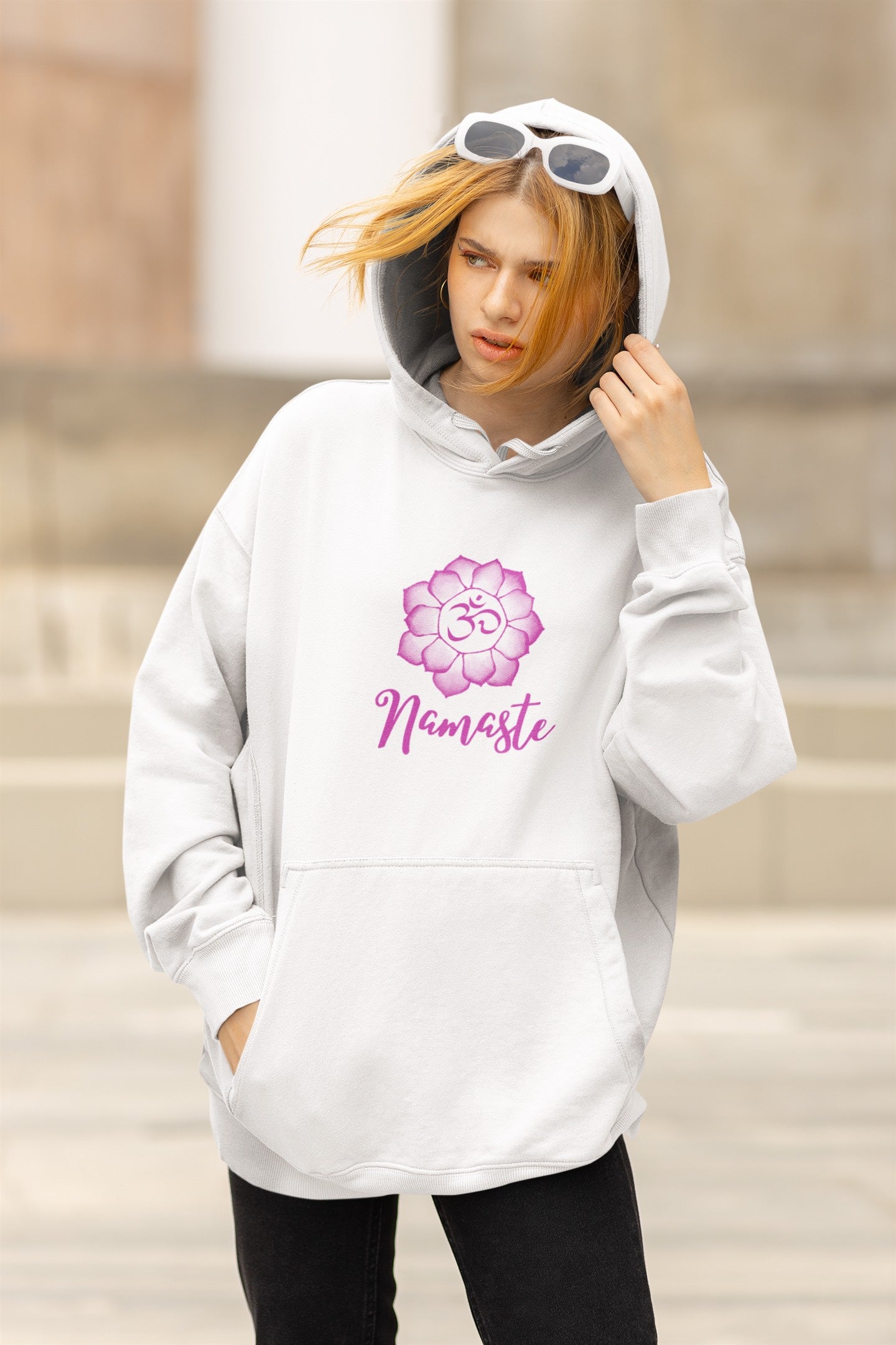 Premium Organic Hoodie unisex Namaste