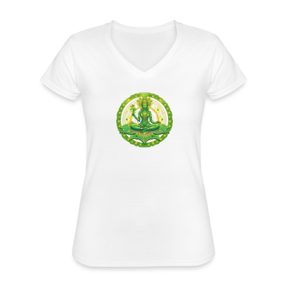 Classic Women’s V-Neck T-Shirt - white