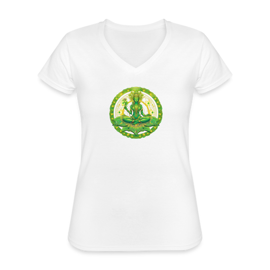 Classic Women’s V-Neck T-Shirt - white