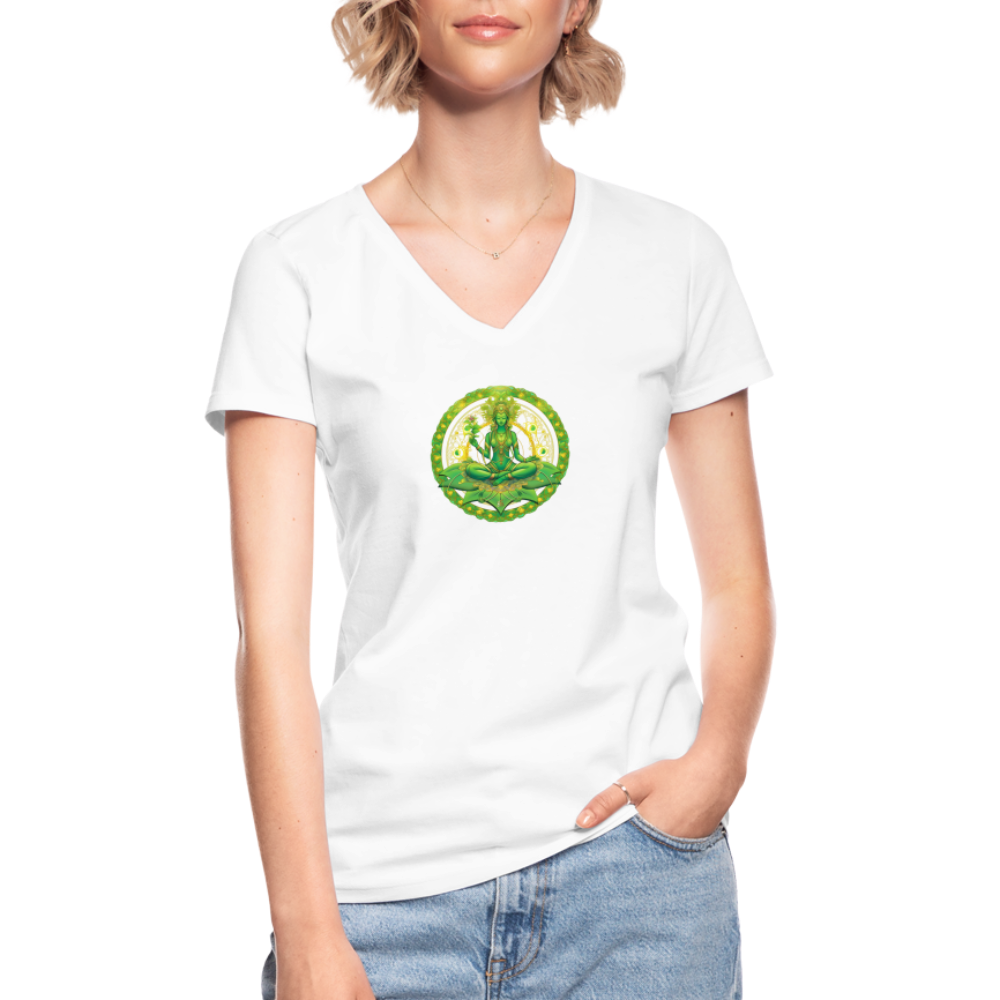 Classic Women’s V-Neck T-Shirt - white