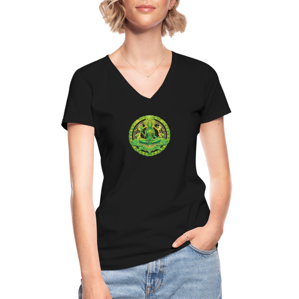 Classic Women’s V-Neck T-Shirt - black