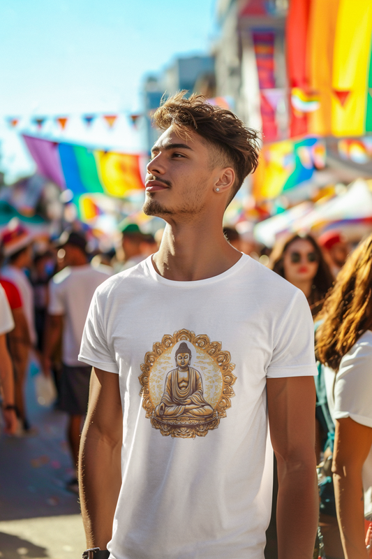 Unisex Premium Organic Shirt Golden Buddha